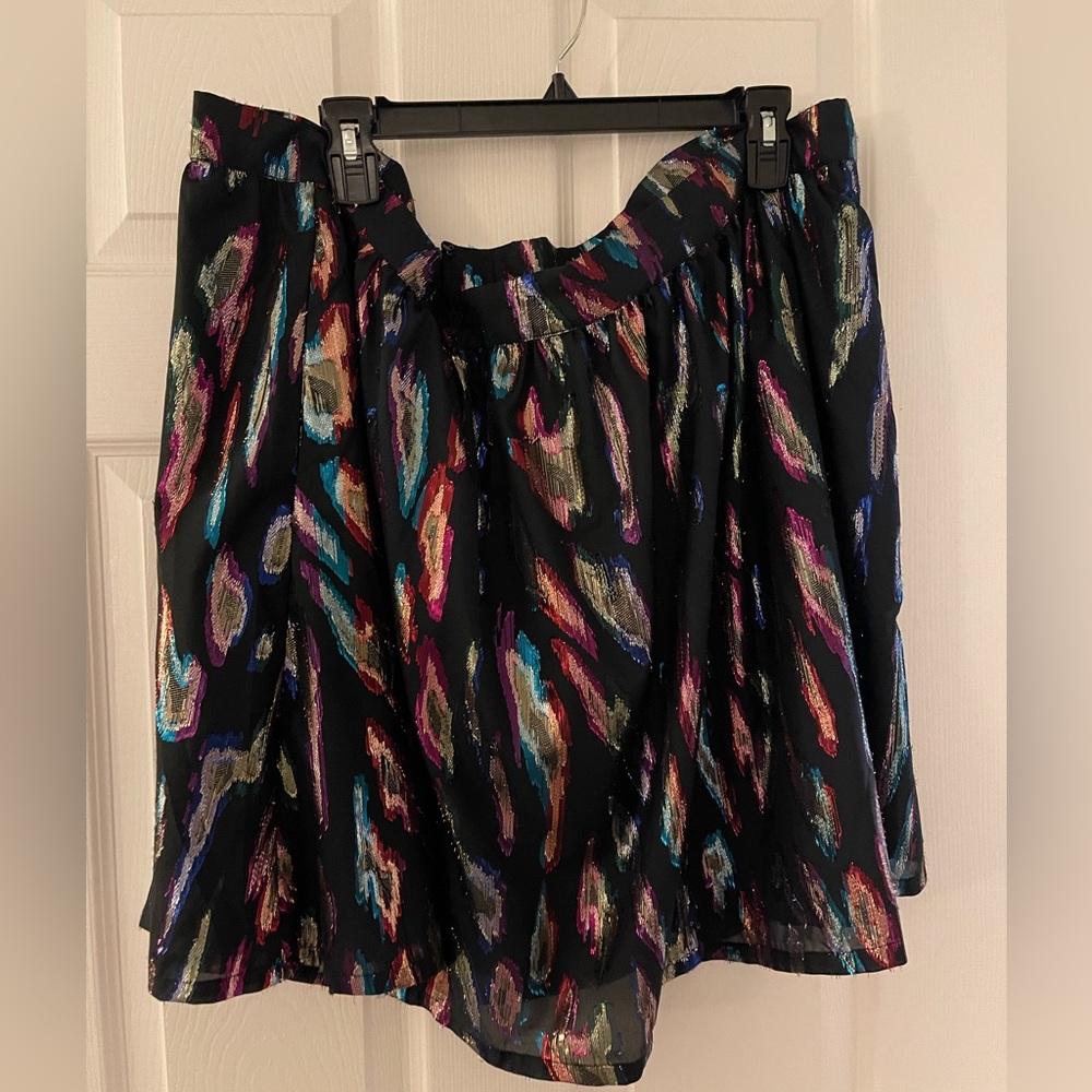 ModCloth metallic skirt